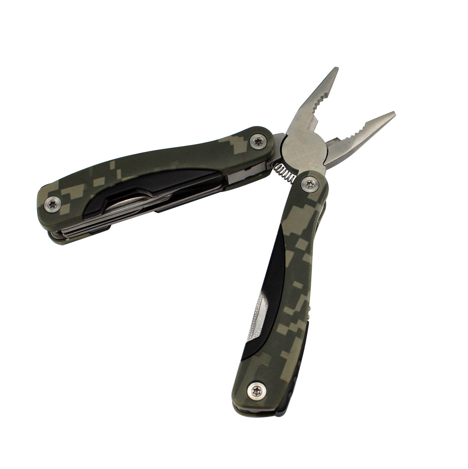 traveler户外多功能刀钳 万用工具钳子 折叠钳 大号迷彩钳 户外用