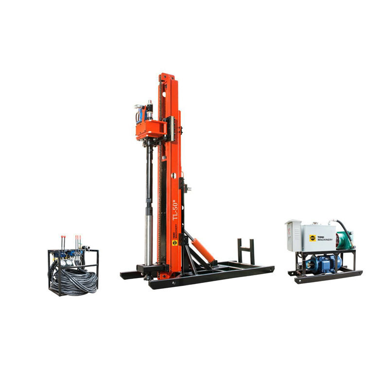 tl-50全液压分体式钻机 泥浆正循环钻进锚固钻机