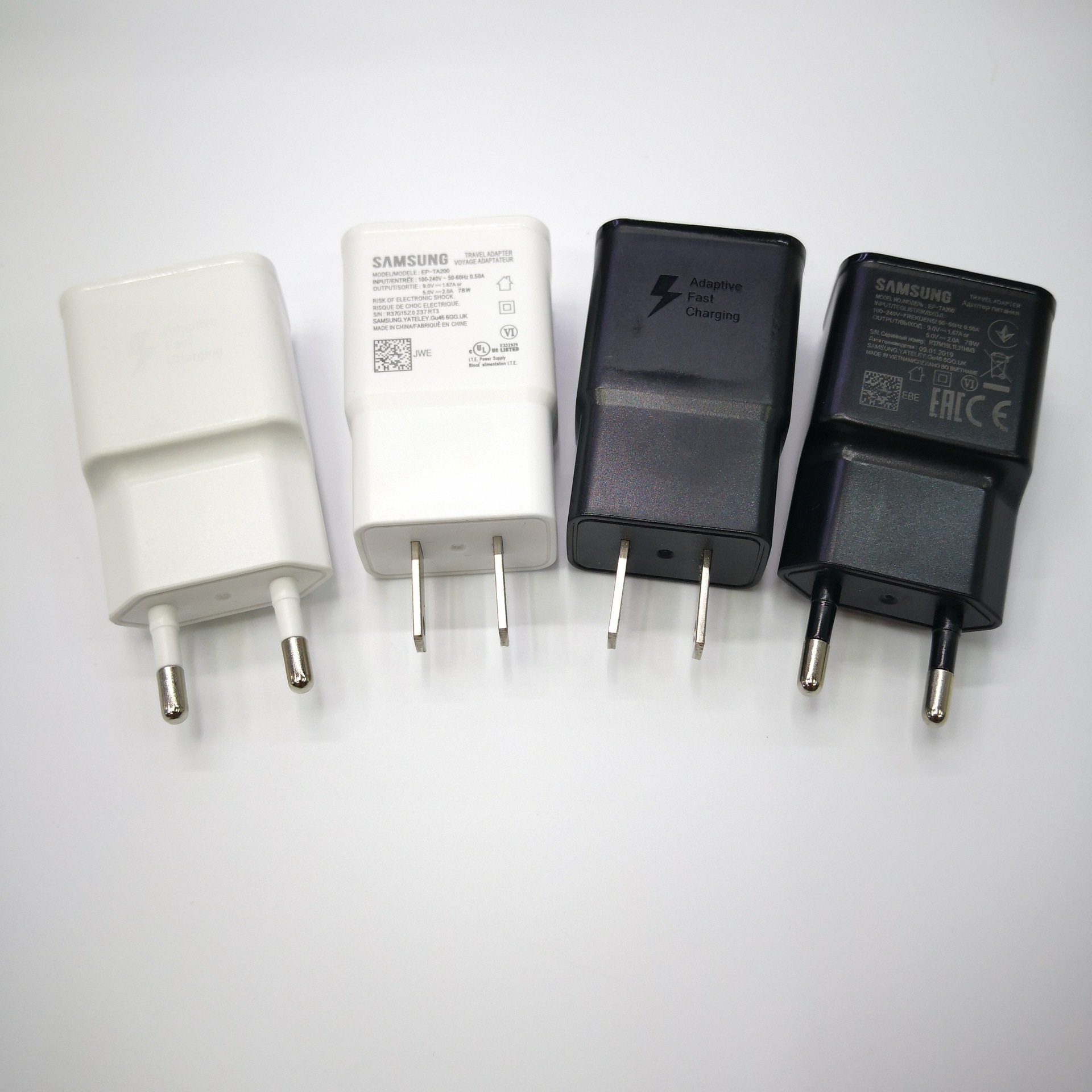 适用于三星s8/s9/note9/s10/note8快充充电器欧美ep-ta200jbe/jwe