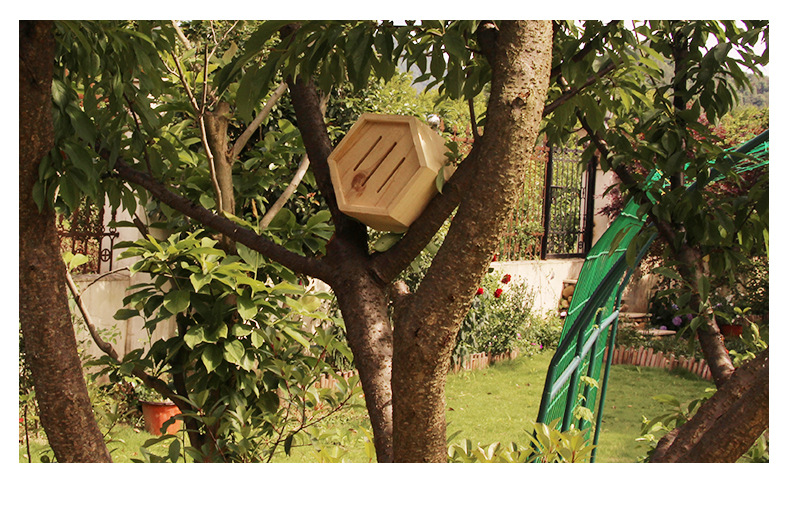 定做各种规格昆虫屋花丛蝴蝶屋竹木结合吸引各种昆虫居住蜜蜂窝