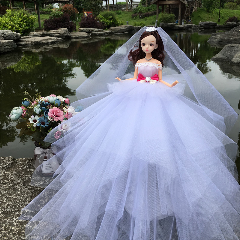 芭比娃娃套装大礼盒单个婚纱女孩玩具舞蹈学校培训班幼儿园礼物