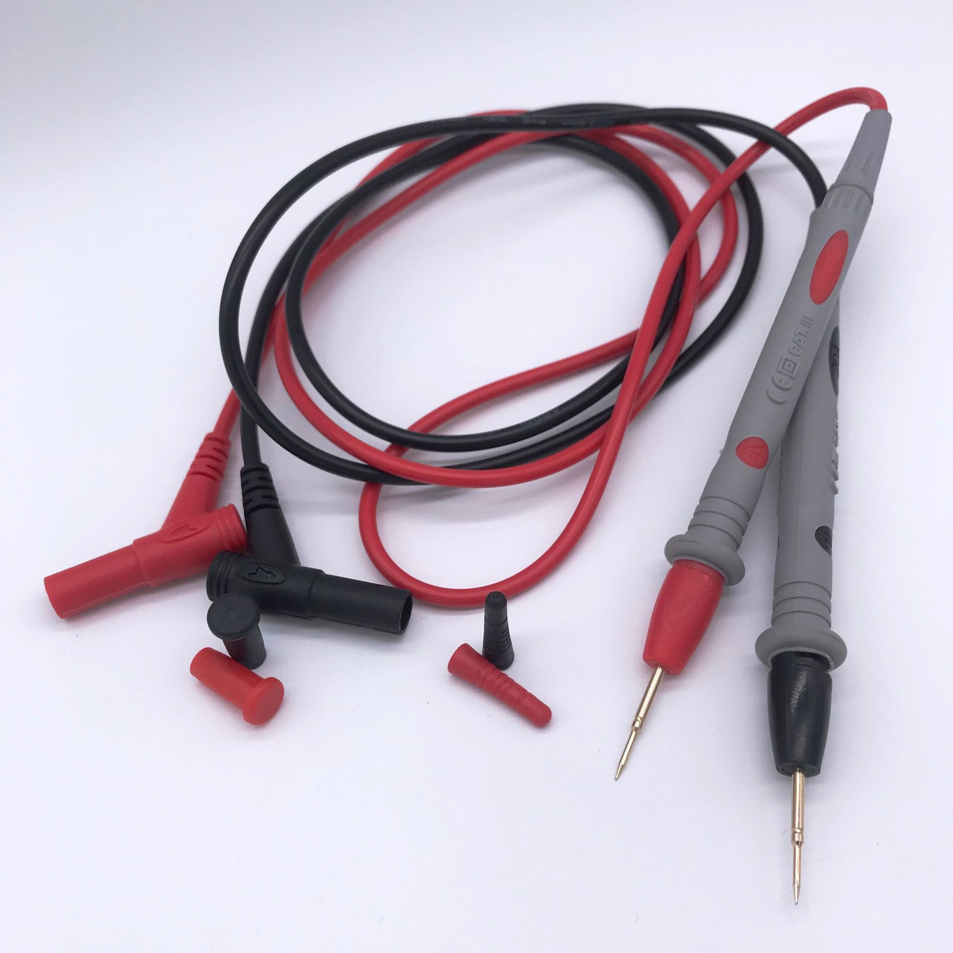 厂家万用表 表笔 万用表表笔 通用表笔 特尖表笔 镀金表笔20a