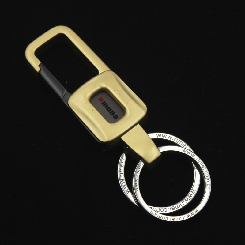 正品欧美达创意汽车钥匙扣 金属钥匙链 高端钥匙圈不锈钢匙扣3764