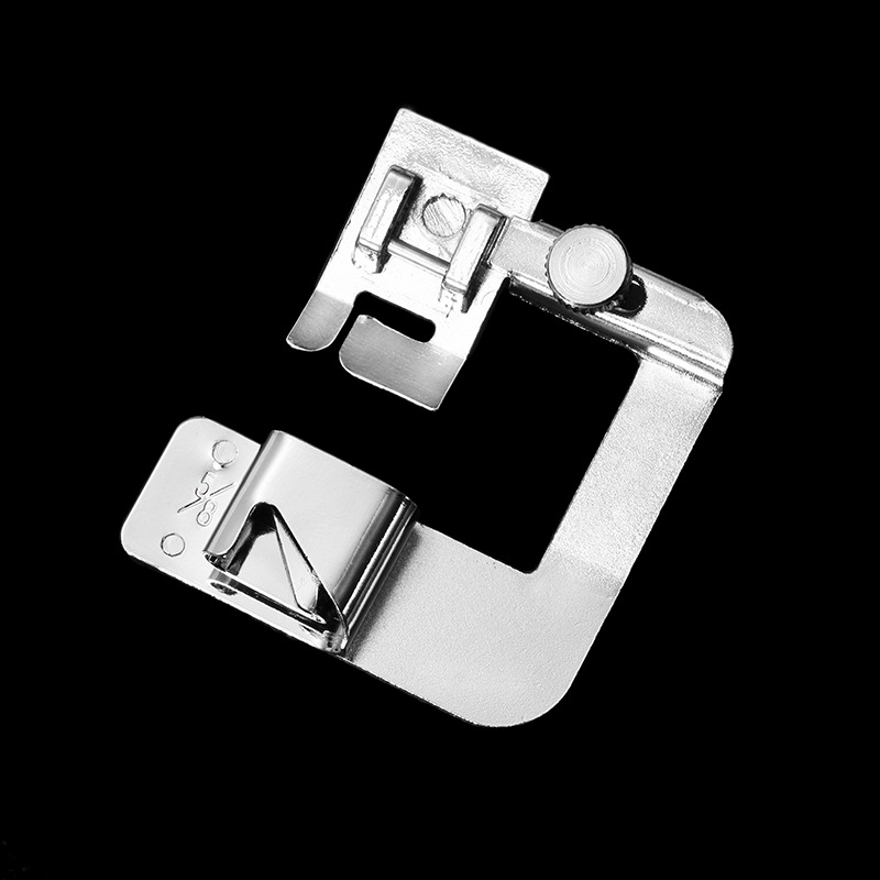 家用电动缝纫机 包边器压脚5-20mm 可自由调节滚边小型包边筒