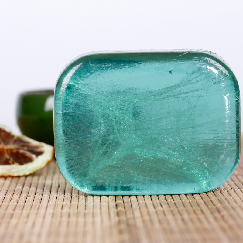 实力厂家定制透明手工皂除螨清洁精油皂娜兰茶树深层洁面沐浴香皂