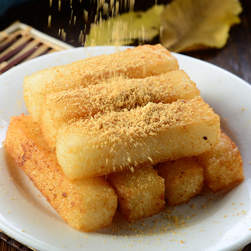 享口福红糖糍粑210g火锅豆捞面点点心食材批发带糖浆豆粉