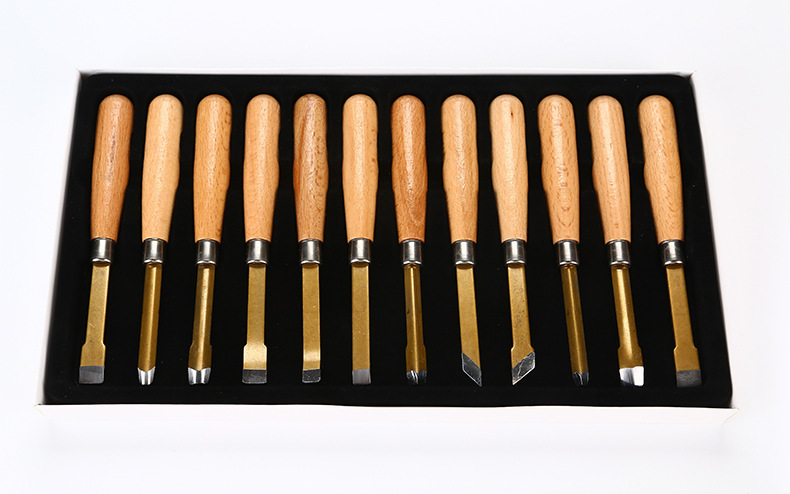 单支sk5榉木凿刀雕刻刀木刻刀凿刀刨刀木雕盆景根雕工具 木工雕刻