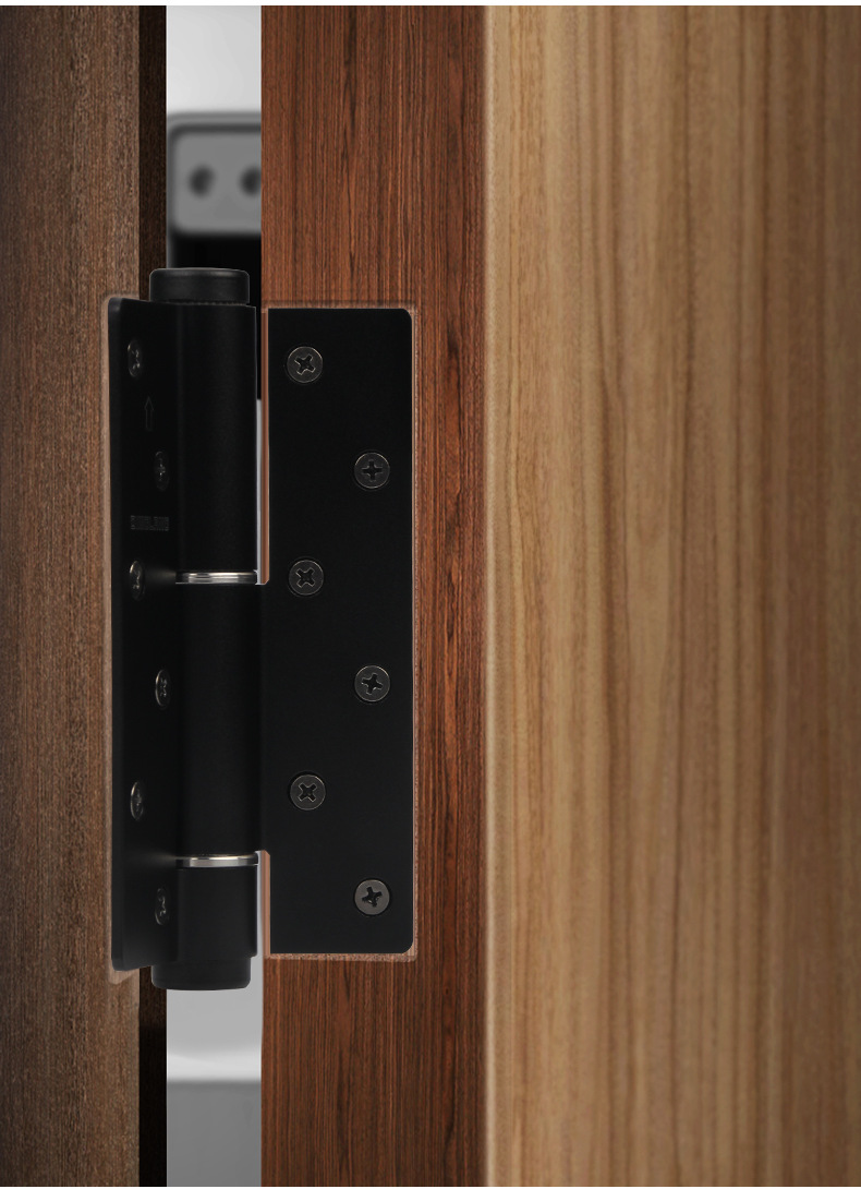 鼎福乐 隐形门合页带闭门器缓冲隐形液压弹簧合页自动关门一只价