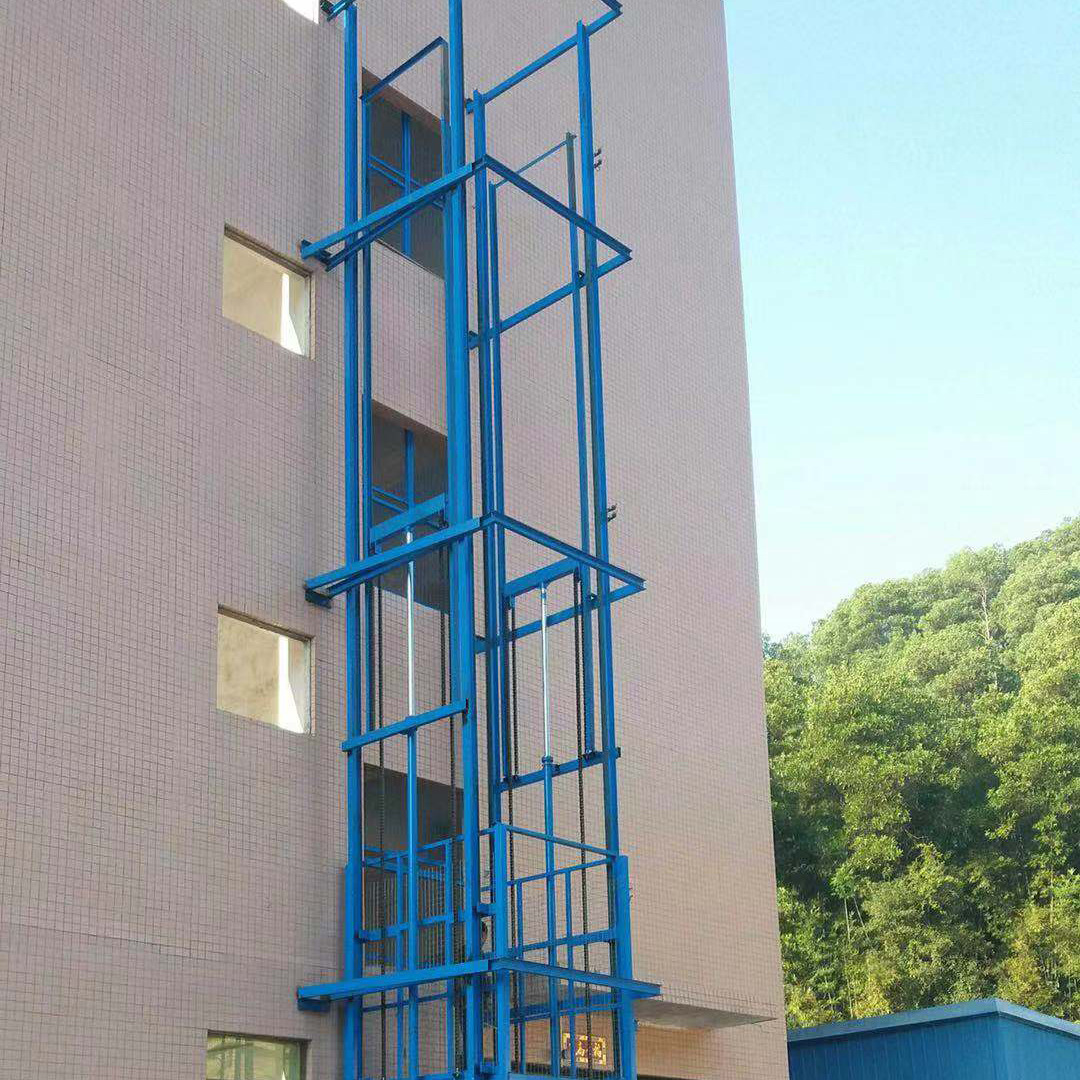 固定室内外升降机工厂铝合金升降电动货梯平台导轨式简易液压货梯