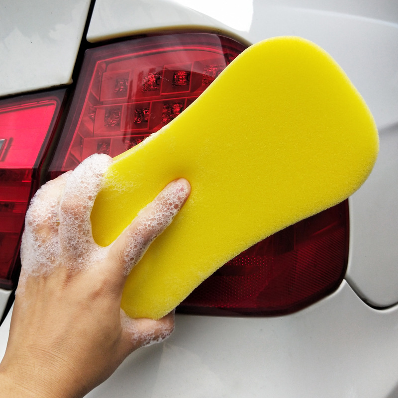 蜂窝洗车海绵洗车清洁用品珊瑚8字擦车海绵美容打蜡海绵 厂家直销