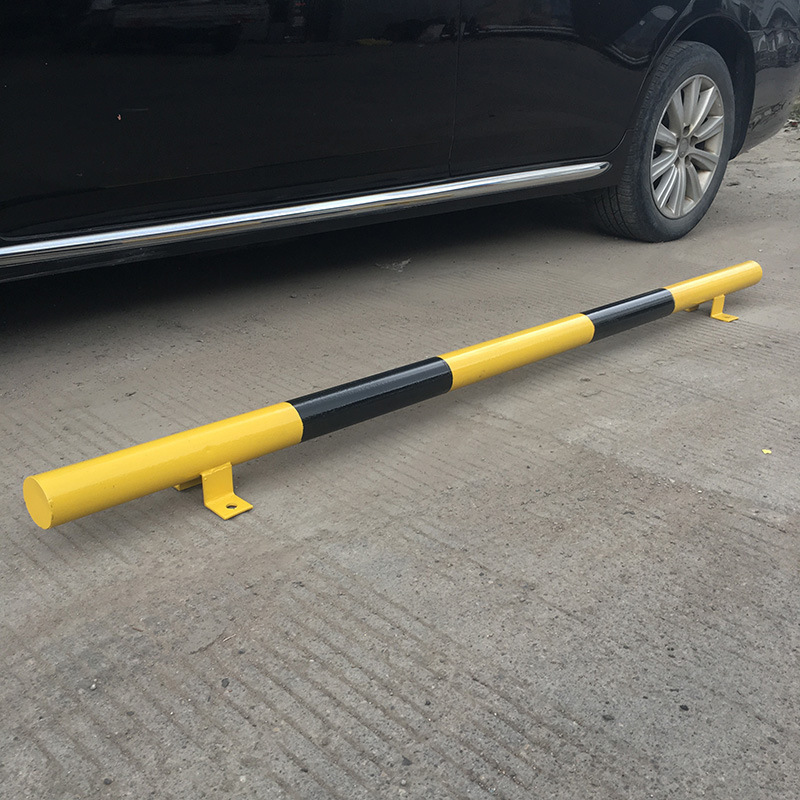马路停车位挡车器u型钢管挡车器护栏止退器挡车柱桩栏杆汽车防撞