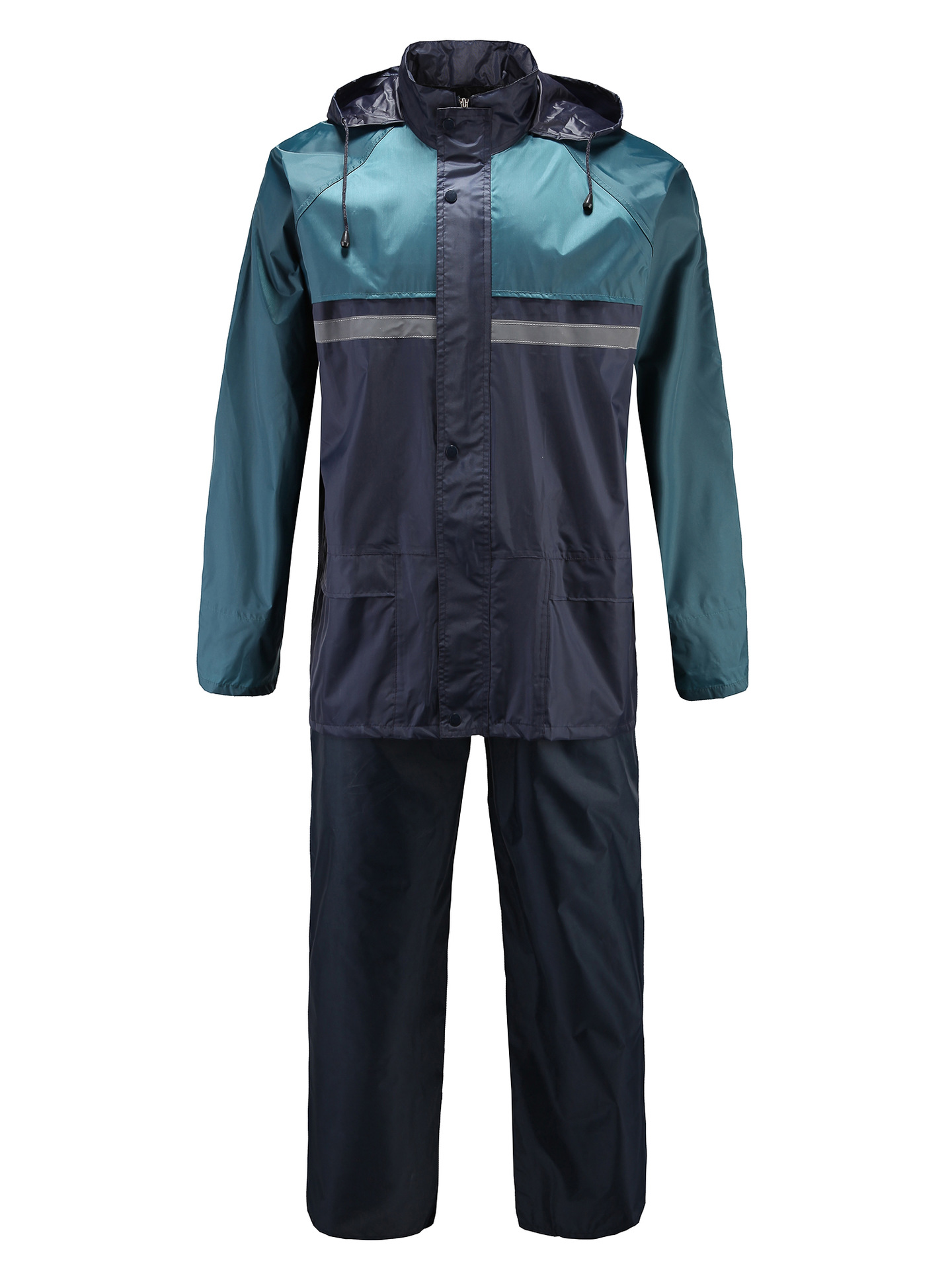 永利防风防雨分体式时尚雨衣套装