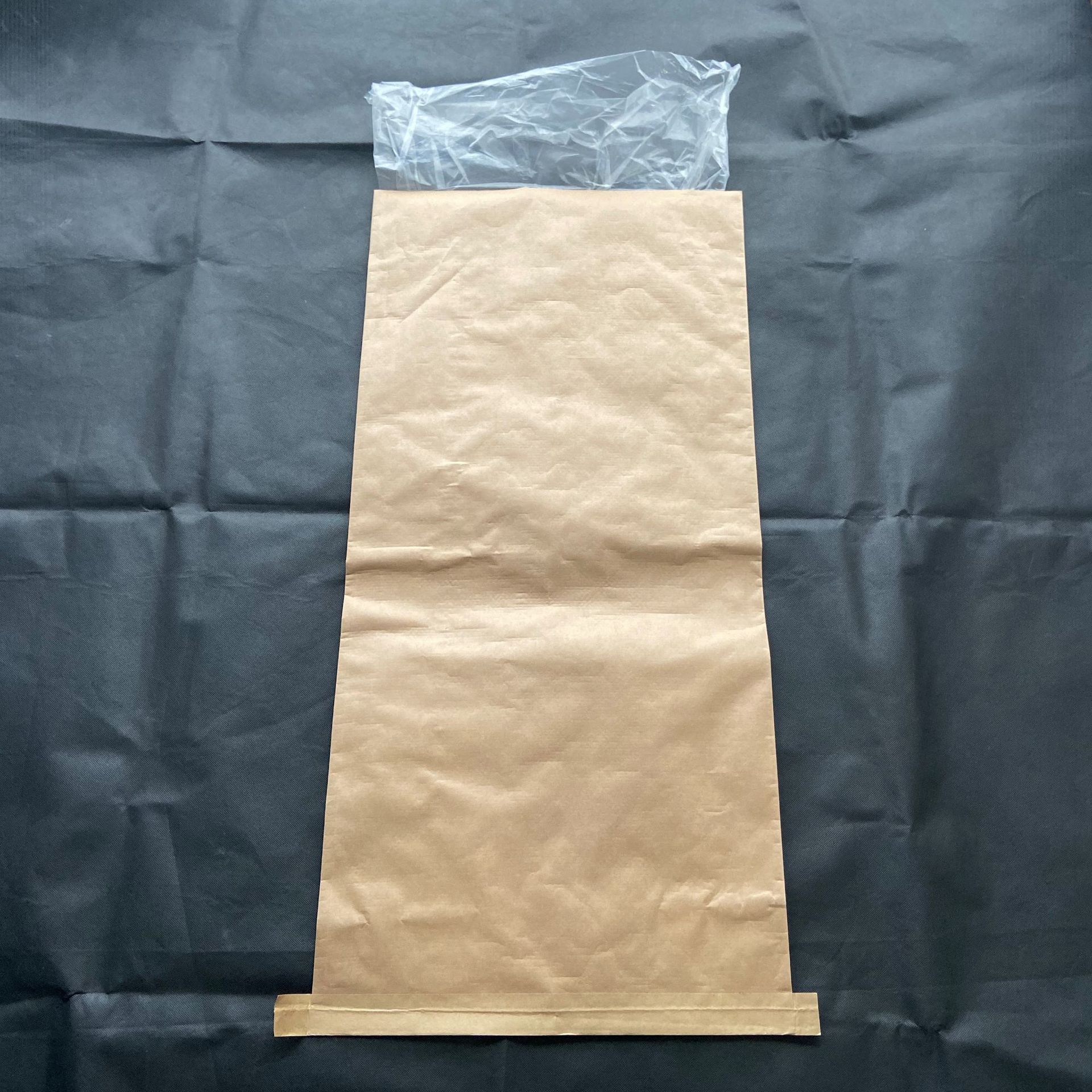 中缝纸塑复合袋 进口牛皮纸编织袋 防水防潮纸塑袋 25kg包装纸袋