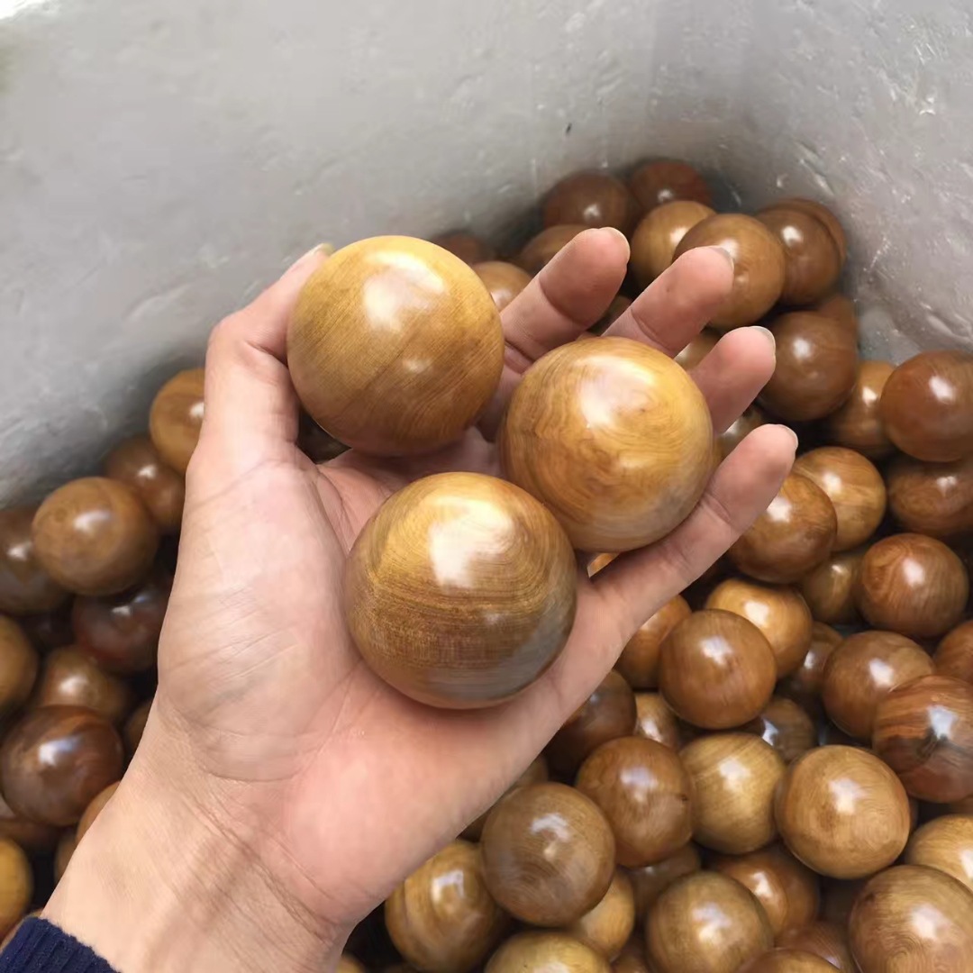 批发手把件手玩圆球鸡翅木抛光手球