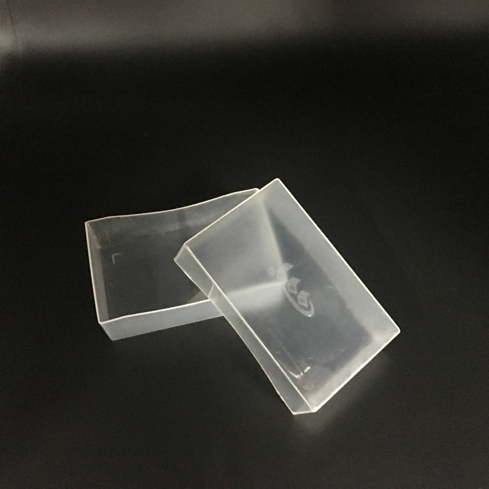 厂家直销 稍厚加高广告印刷塑料名片盒 能装100张-200名片纸