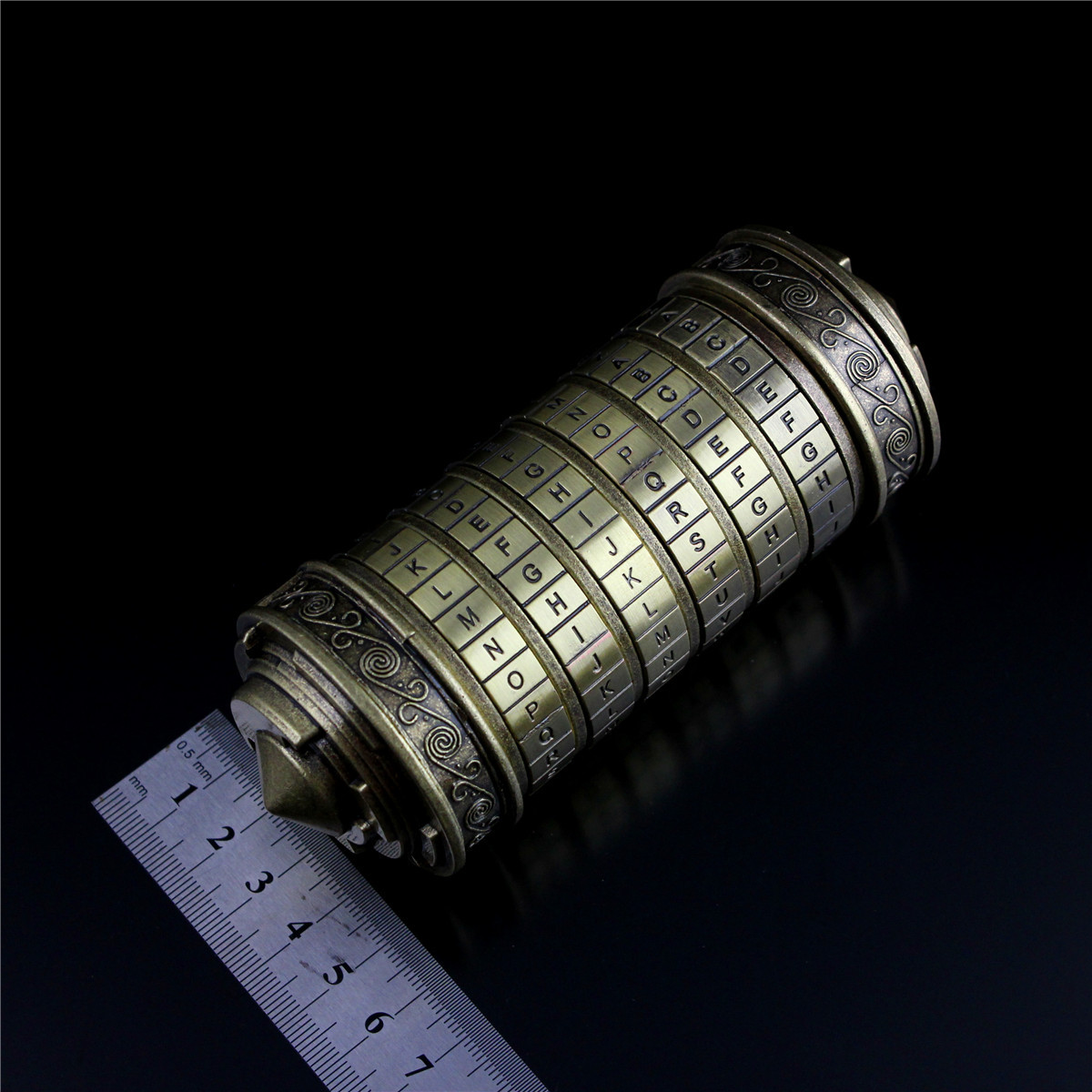 达芬奇密码筒锁 金属精密版创意情人节浪漫生日礼品 男女朋友礼物