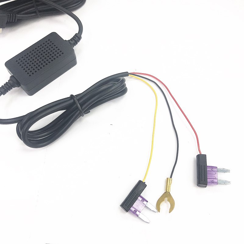 12v-24v带acc智能行车记录仪降压线 三线 流媒体行车记录降压线