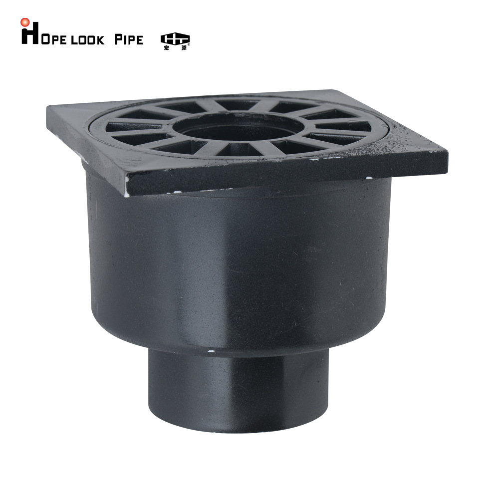 促销装配式排水地漏接110mm排水管双用地漏hdpe塑料地漏