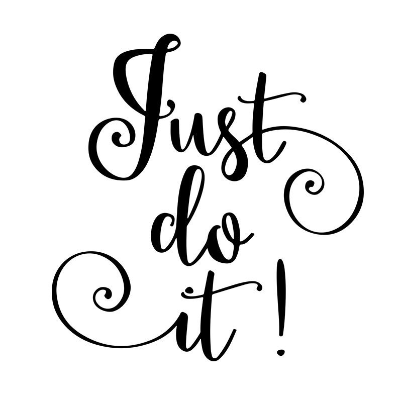 新款just do it 办公室教室书房宿舍墙面励志装饰贴画fx1450宏彦