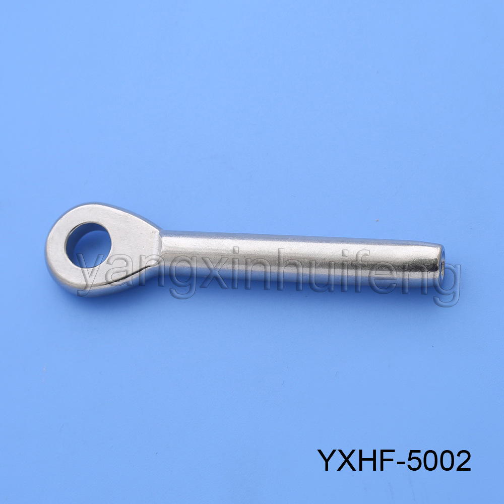 工厂不锈钢鱼眼型端子接线器 护栏钢丝绳索连接眼式丝杆 建筑