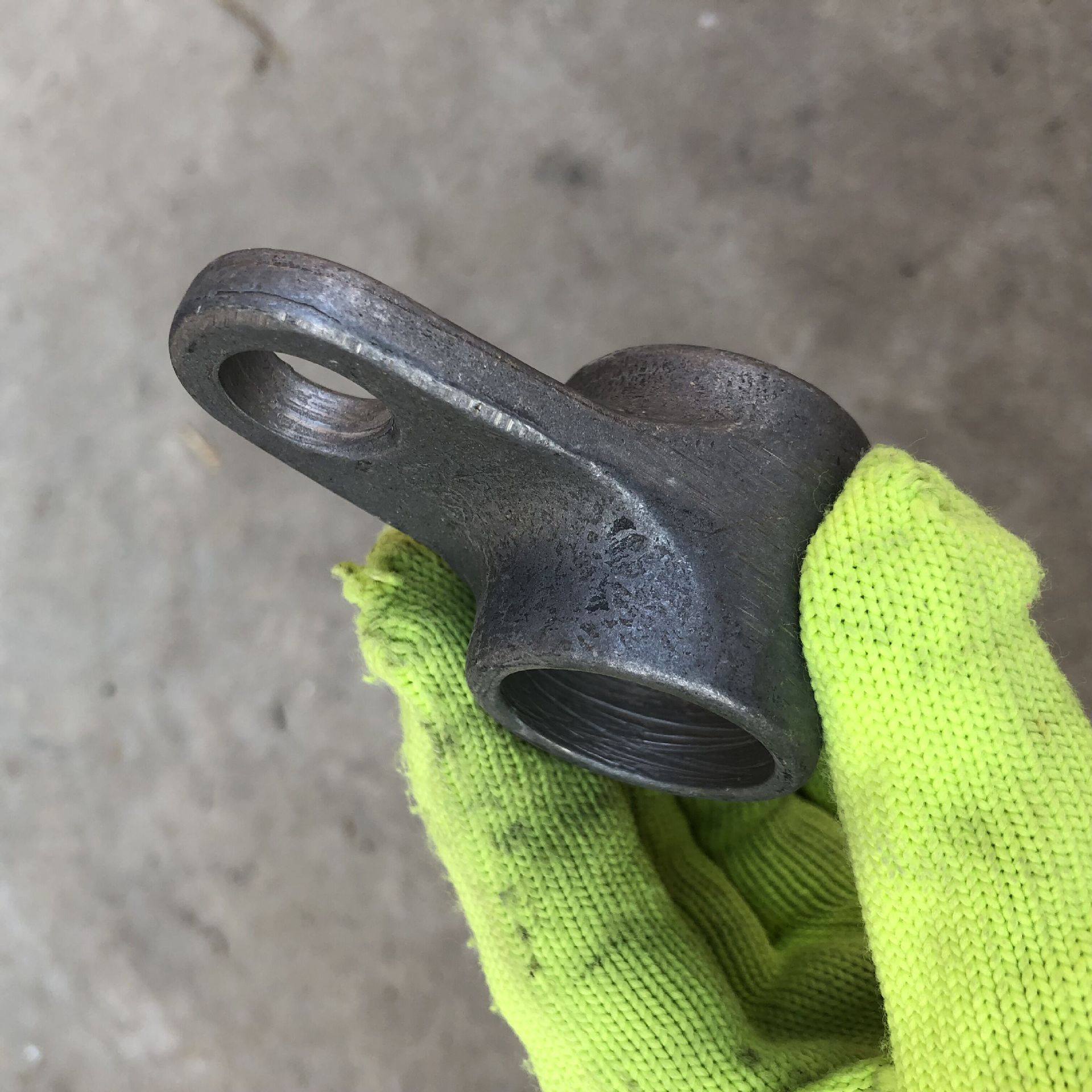 工厂批发钢制吊耳吊环拉环三头肌绳配件双头绳健身器材配件