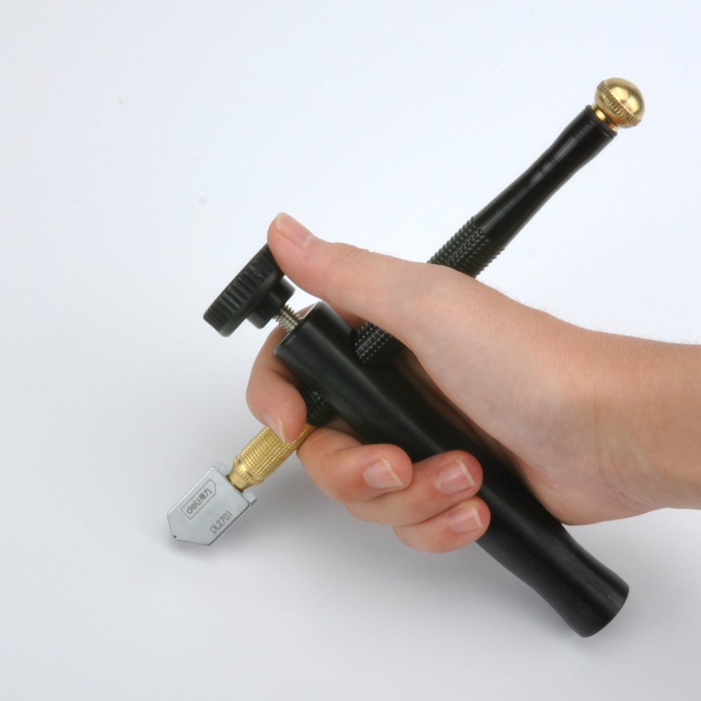 多功能玻璃刀划厚玻璃瓷砖切割刀 自动滚轮式注油玻璃刀 切割套装