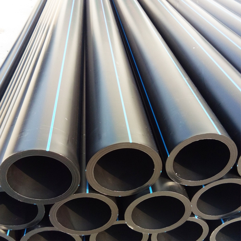 hdpe给水管200 110高密度聚乙烯给水管材管件大口径直管pe排污管