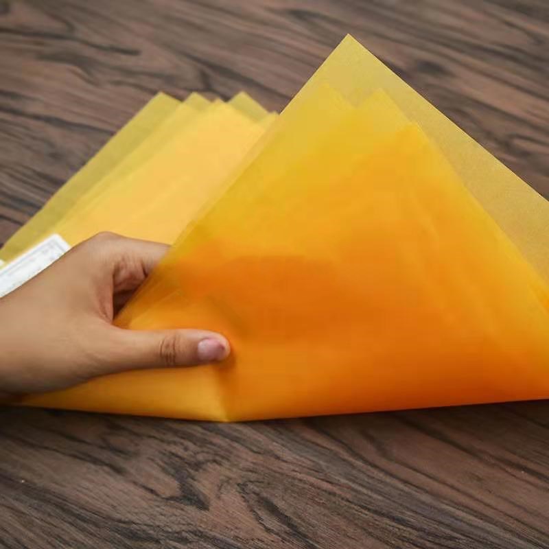 瑞典橙色防油纸食品级郁金香纸杯食品级餐盘垫纸一次性定制厂家