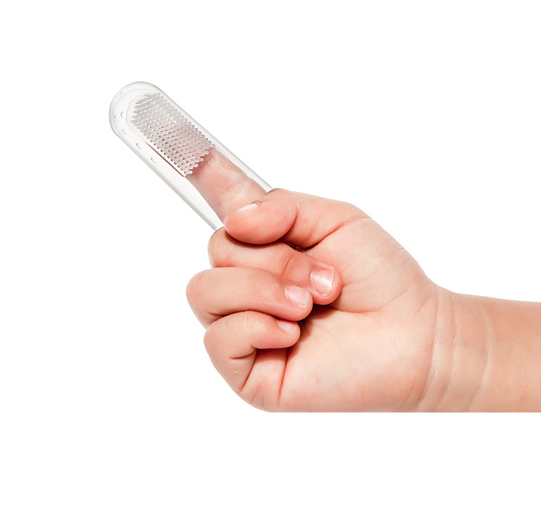 母婴用品厂家直供儿童口腔护理软毛硅胶牙刷/指套牙刷手指牙刷