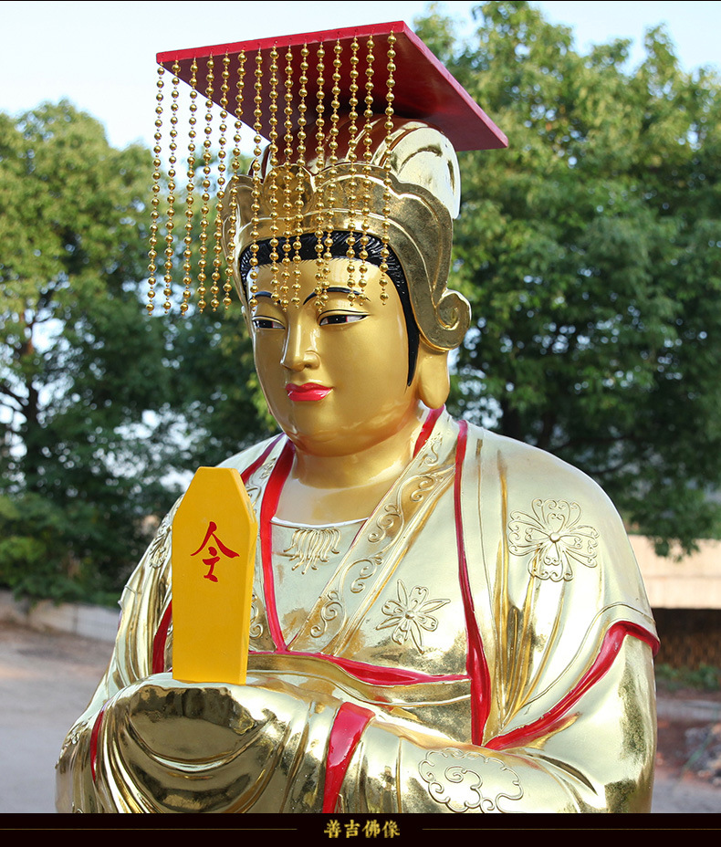 寺庙玉帝王母佛像 玉皇大帝王母娘娘神像 树脂2米高玉皇大帝神像