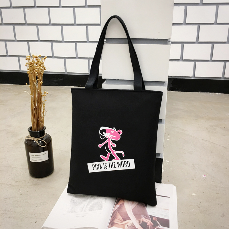 Wholesale New Printed Fashion Canvas Bag Korean Style Artistic Fresh Portable Canvas Bag Student Mori Style Shoulder Bag
