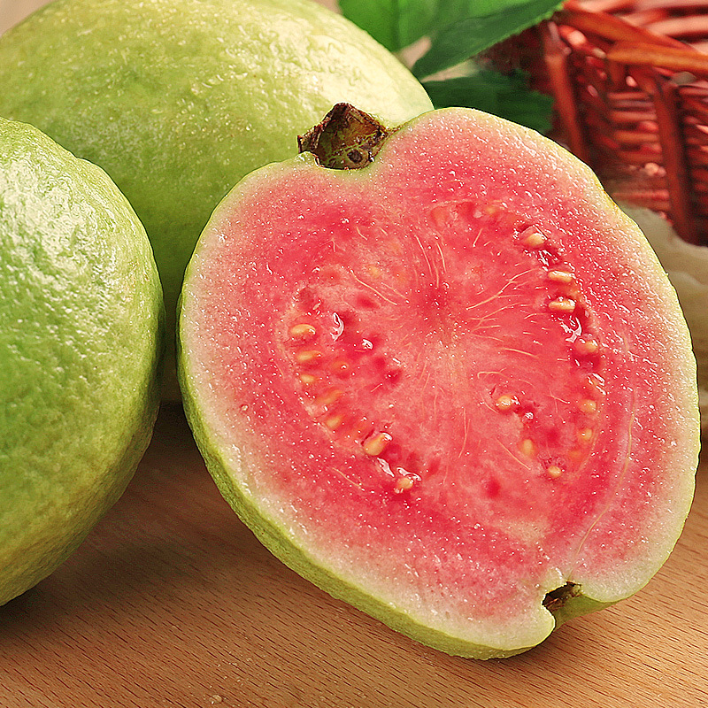 果园现摘红心芭乐番石榴 5斤装新鲜当季水果清甜热带红心芭乐