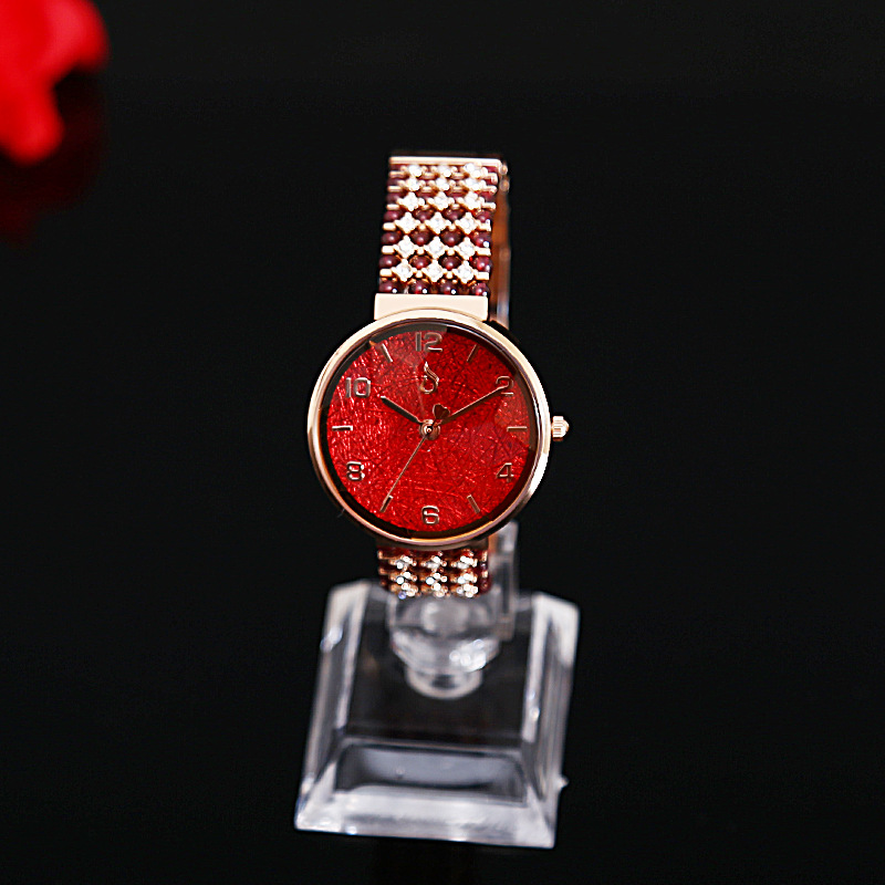 厂家直销碧玺宝石链防水抖音网红同款韩版时尚简约女士手表女学生