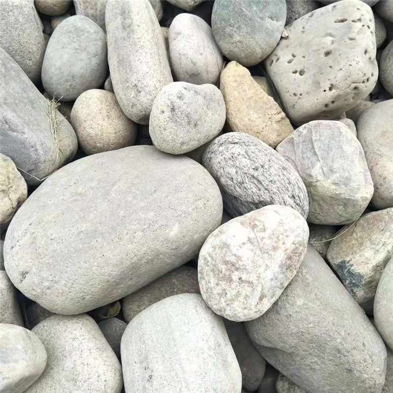 景观园林别墅装修造景鹅卵石 自然石公园大型刻字门牌景石河卵石