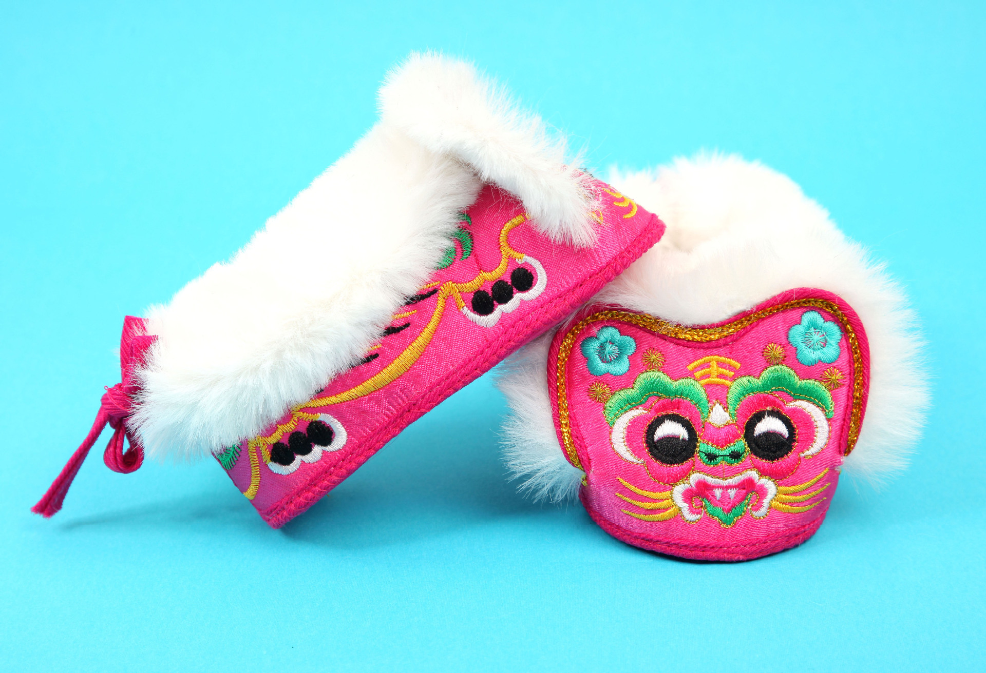 宝宝虎头鞋棉鞋婴幼儿鞋布鞋百天周岁学步鞋软底老虎头鞋-阿里巴巴