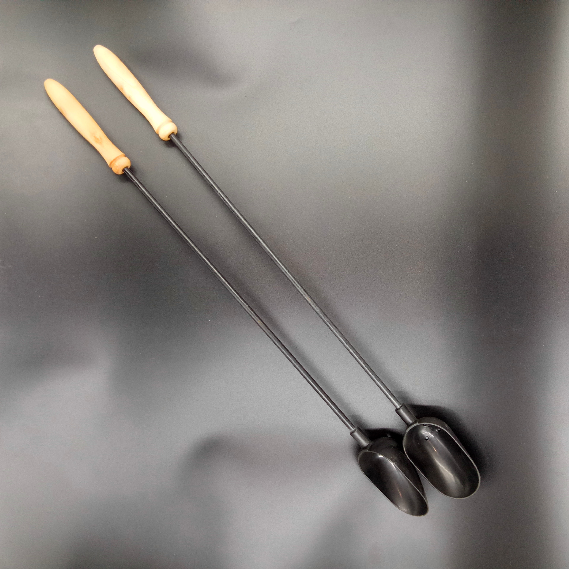 钓鱼渔具木柄抛饵勺打窝勺投饵勺鱼饵勺打窝器打饵勺撒饵勺渔具