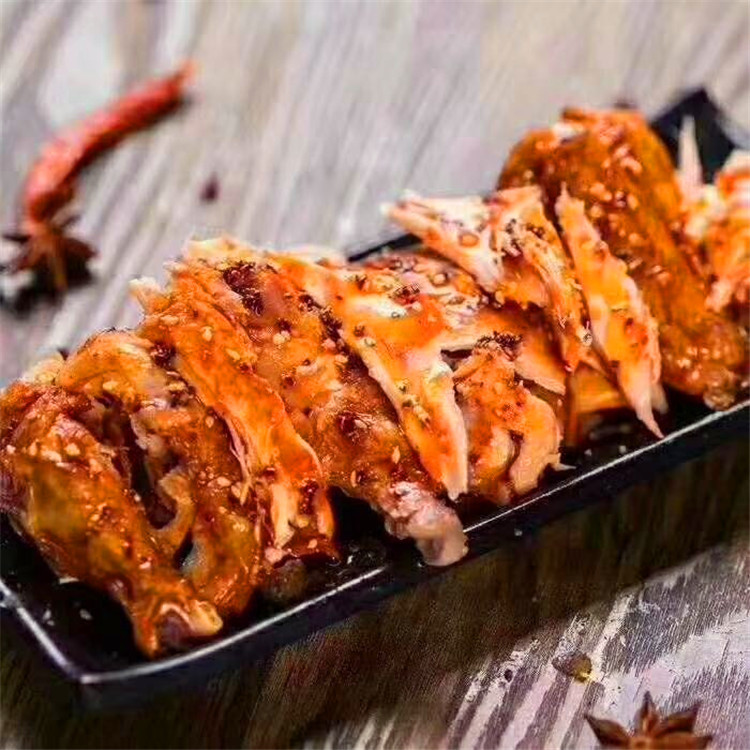 500克 无名小卒麻油鸡烧烤鸡 每箱10只装网红零食批发德州手撕鸡