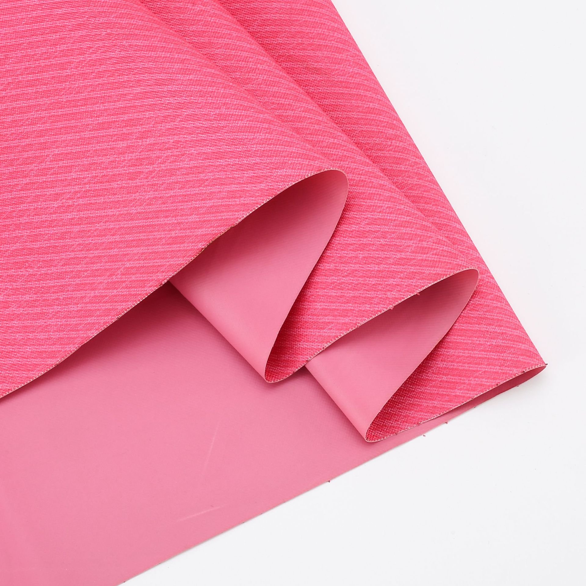 阳离子斜纹pvc箱包面料 秋冬格纹复古背包布料 支持定制批发