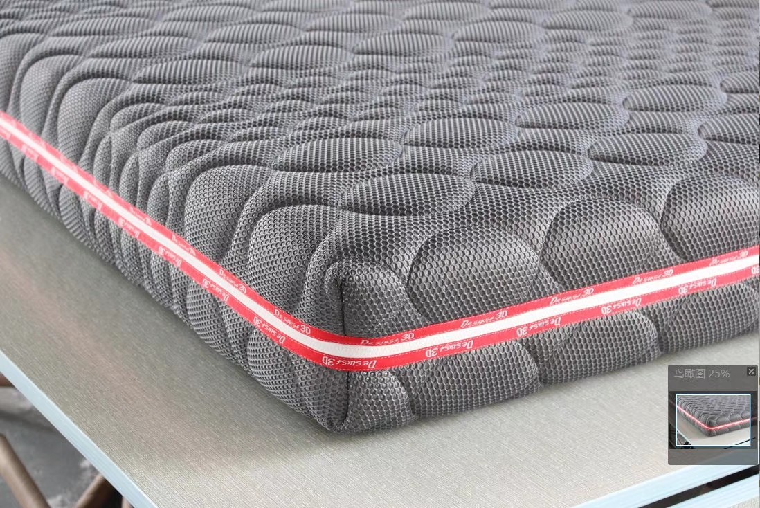 5m1.8米全纤维软硬适中4d床垫厂家现货