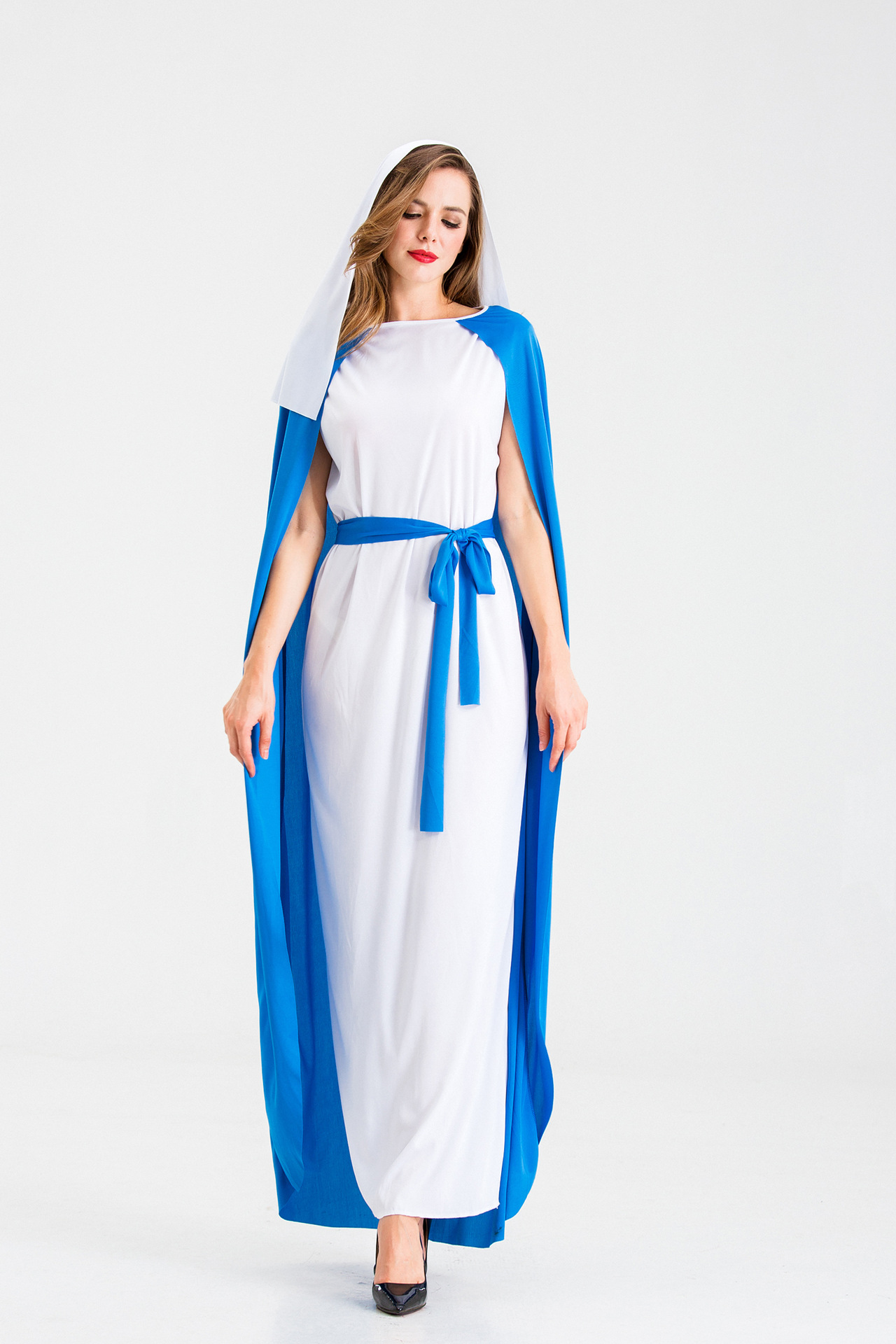 万圣节服成人cos女神长裙北欧古希腊神话人物 影视演出表演服