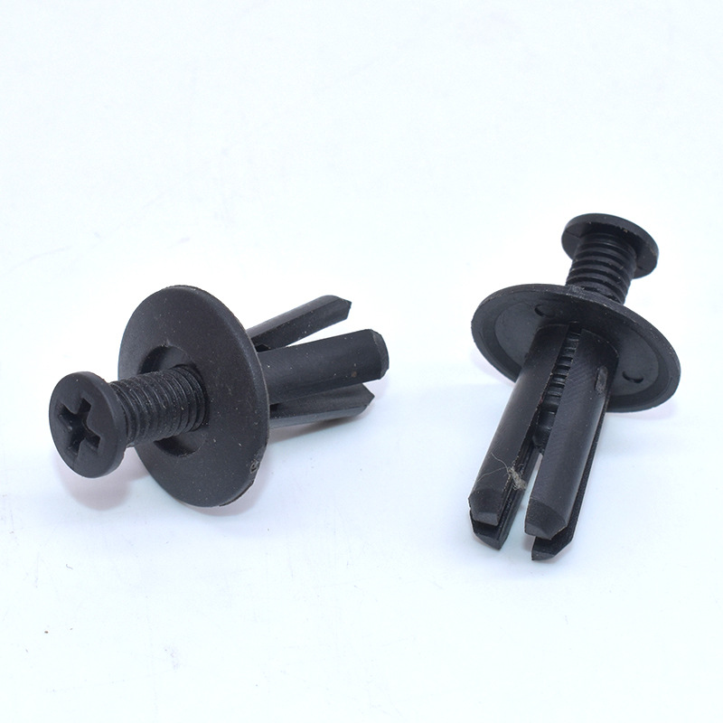 厂家批发通用型膨胀螺丝卡扣 通用塑料螺丝中号保险杠固定卡扣