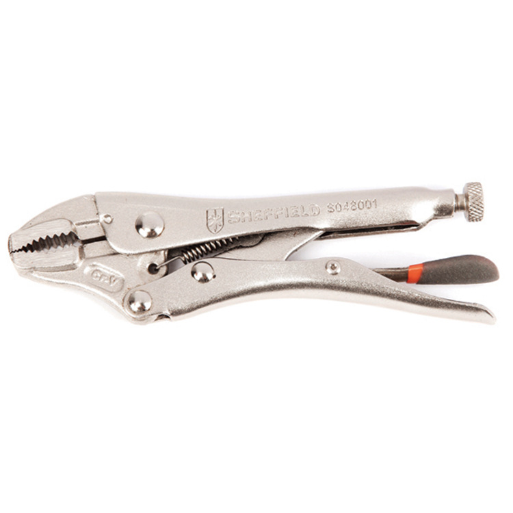 钢盾铬钒钢弧齿圆口大力钳5寸7寸10寸s048001 s048002 s048003