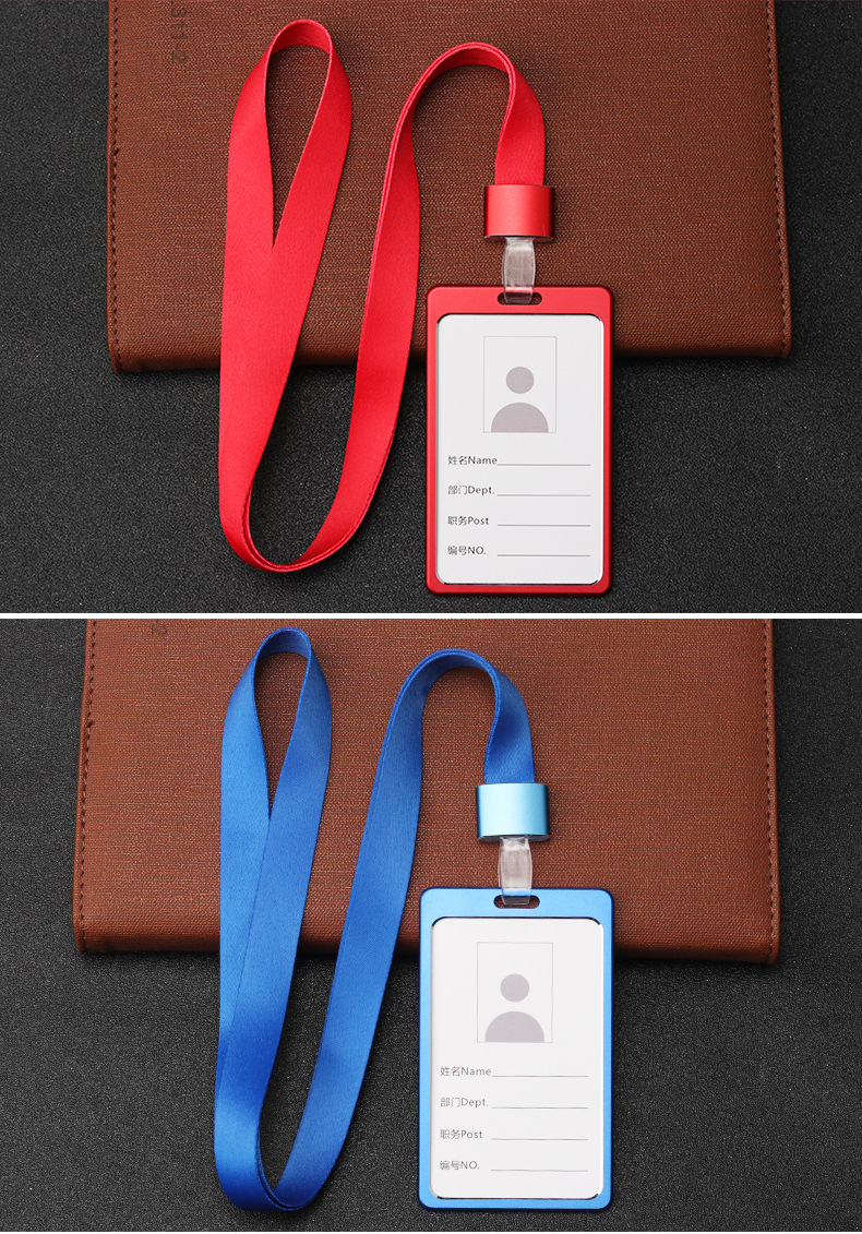 金属工牌_金属工牌铝合金工作牌胸卡套 工作证件员工