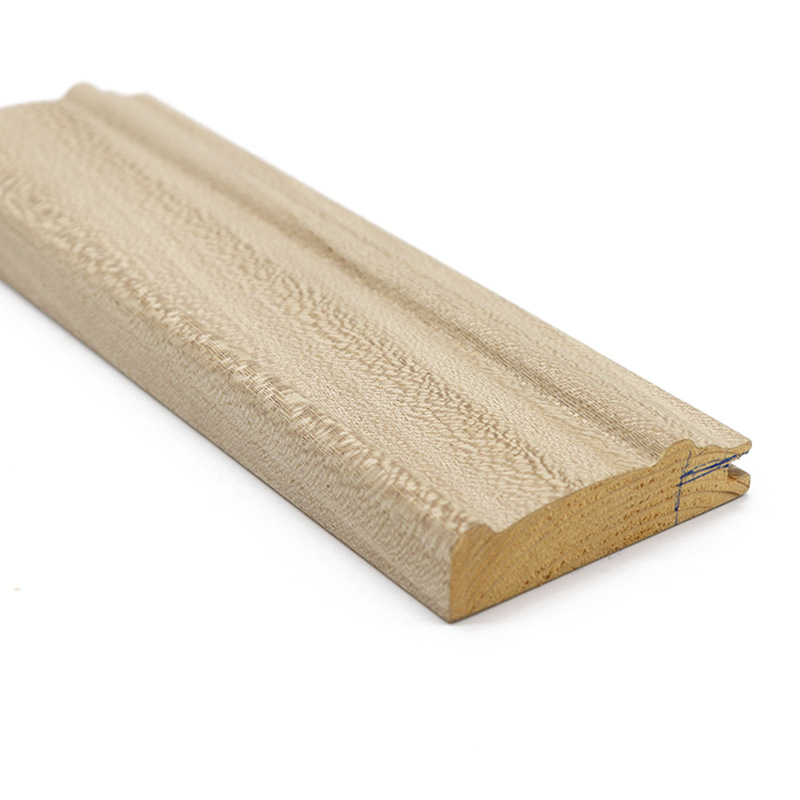 工厂订制 杂木包覆贴皮墙腰线封边条 酒店实木贴木皮装饰木线条