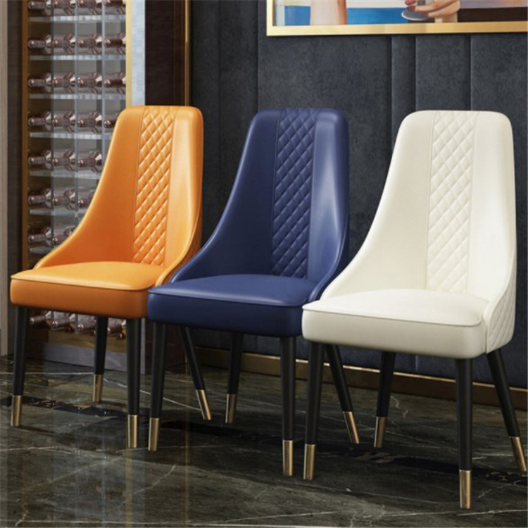 杭美家具批发实木餐椅家用扶手凳子酒店餐厅木休闲椅现代简约