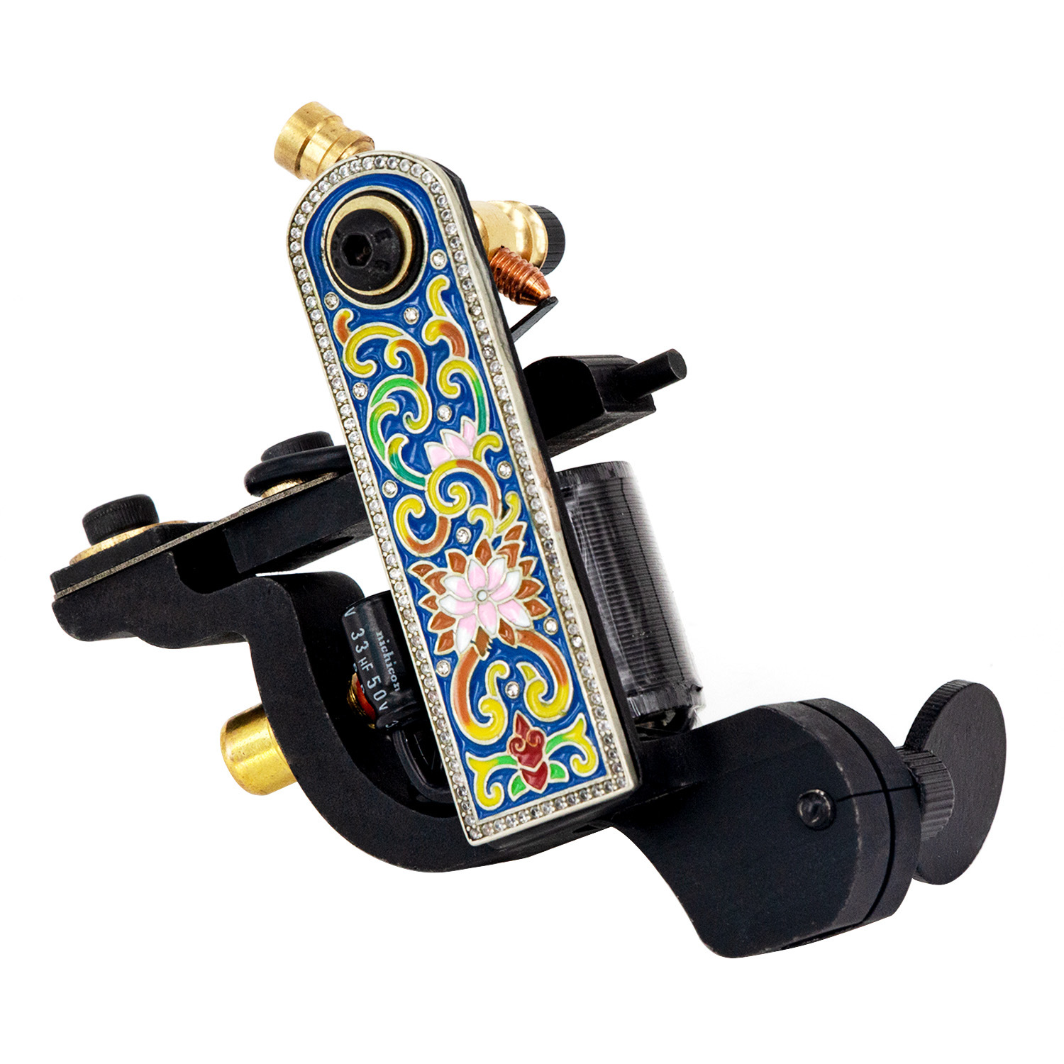 珐琅彩绘纹身机传统线圈纹身机纹绣纹身勾线打雾一体机