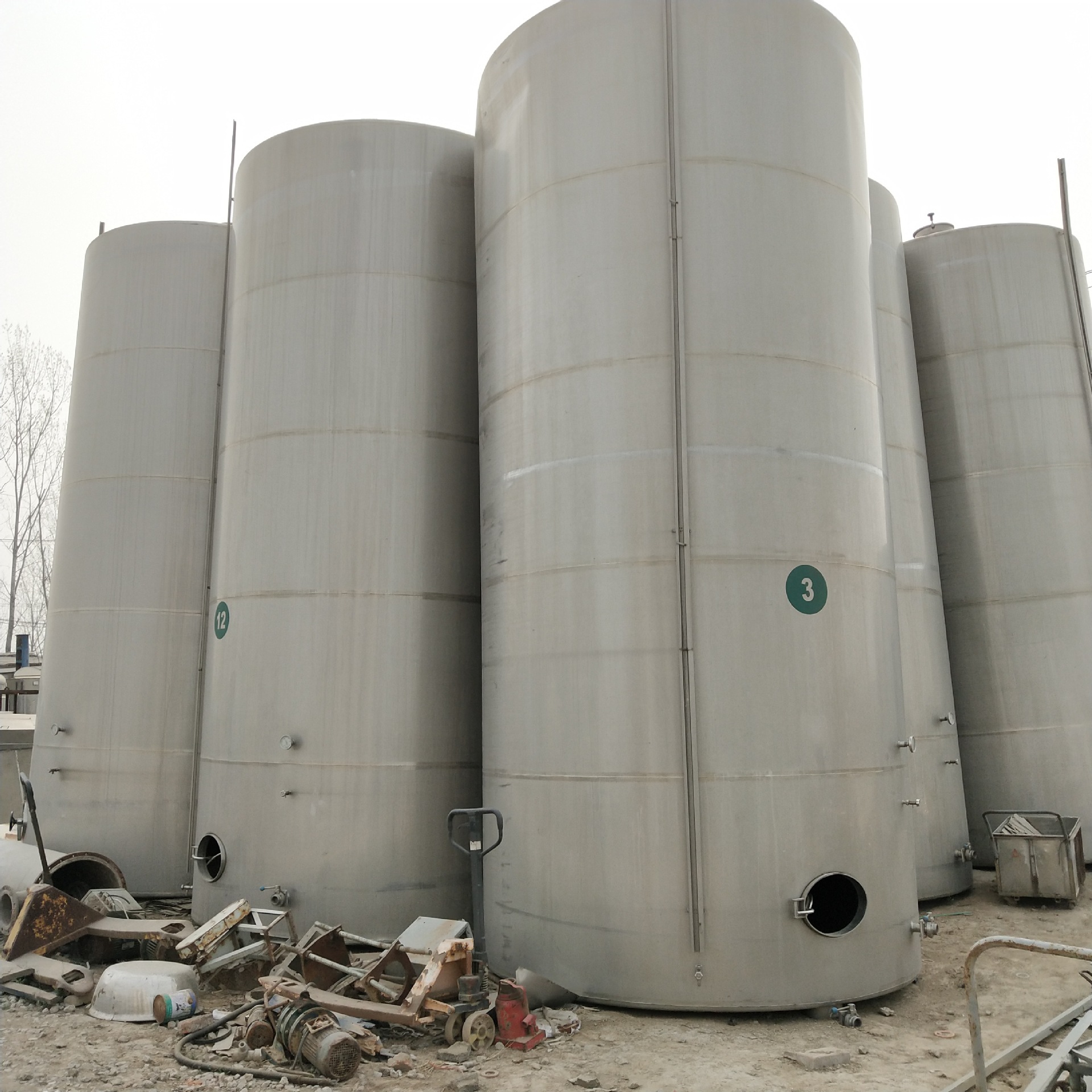 二手304 316不锈钢储罐 二手不锈钢食品罐二手40立方不锈钢储罐