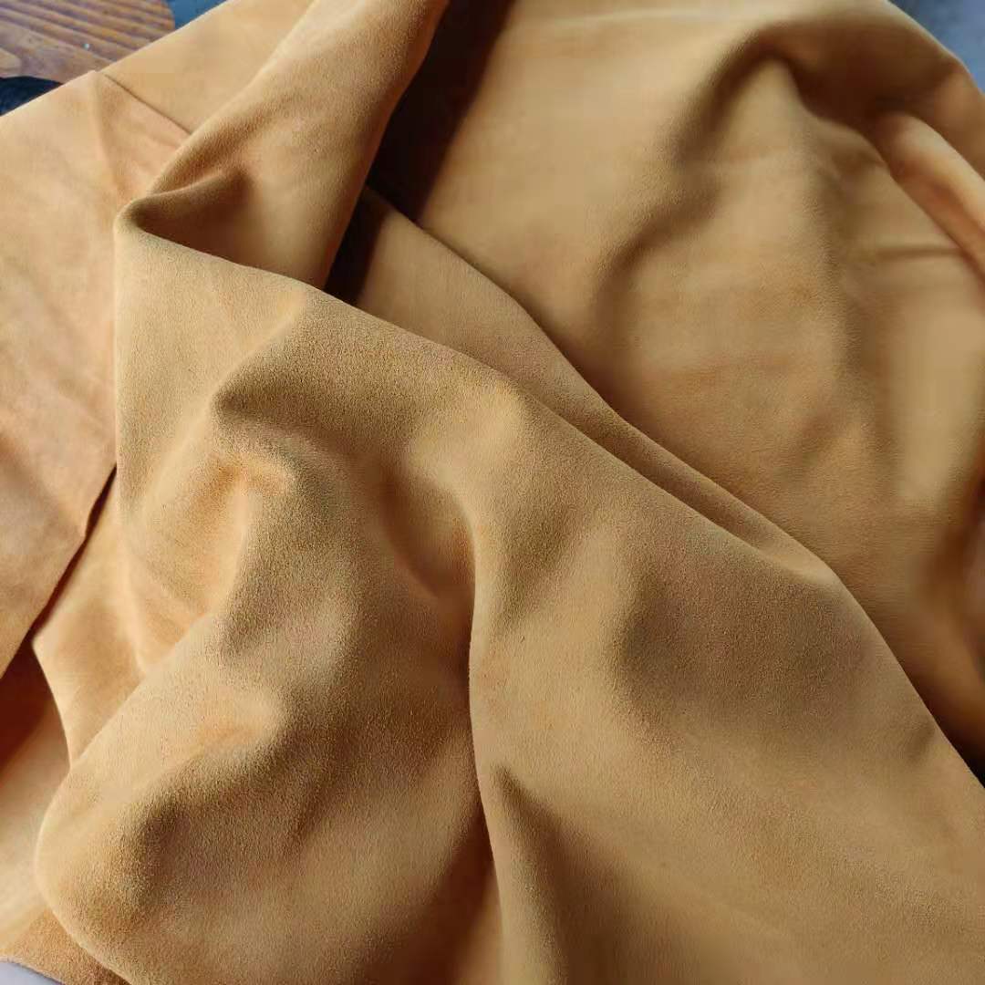 进口头层牛皮 翻毛皮 多色鞋包面料 现货供应