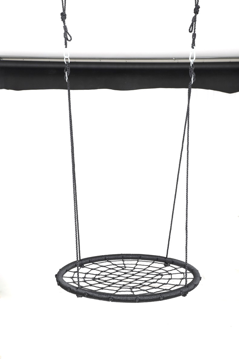 厂家直销新款户外儿童网状圆形秋千定制外贸爆款户外吊绳休闲秋千