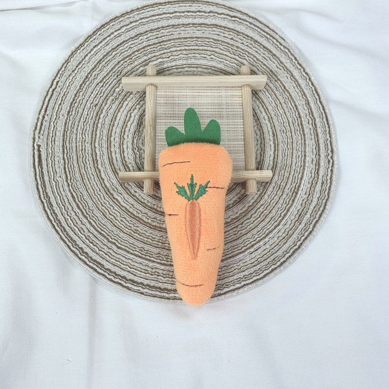 日系少女心可爱毛绒胡萝卜胸针胸花包包衣服装饰别针萌妹可爱配饰